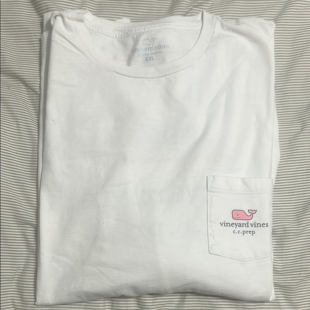 Vineyard Vines CC Prep Kentucky White Long Sleeve Tee Classic Crew XXL